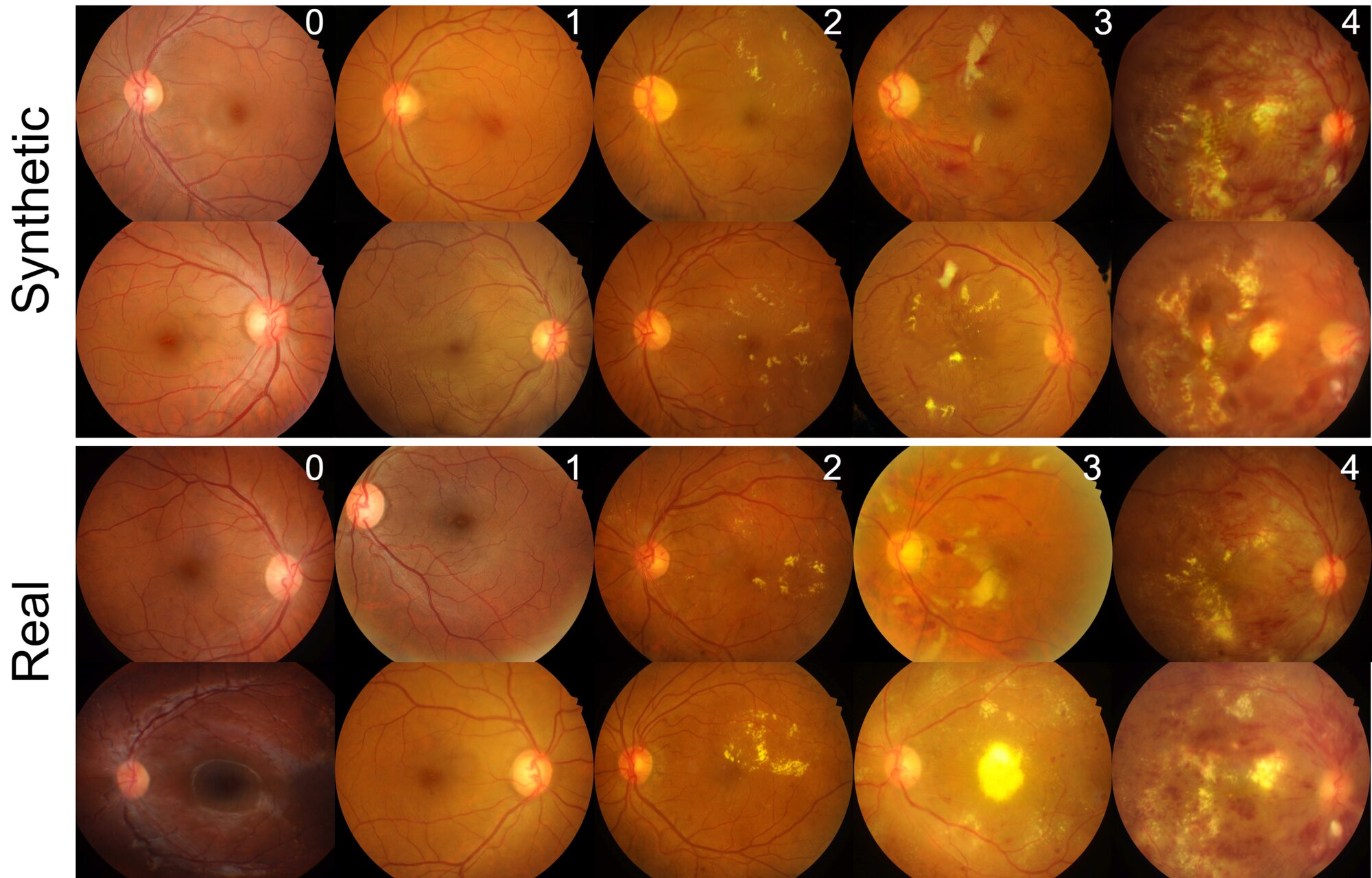 Fundus obrazy oka